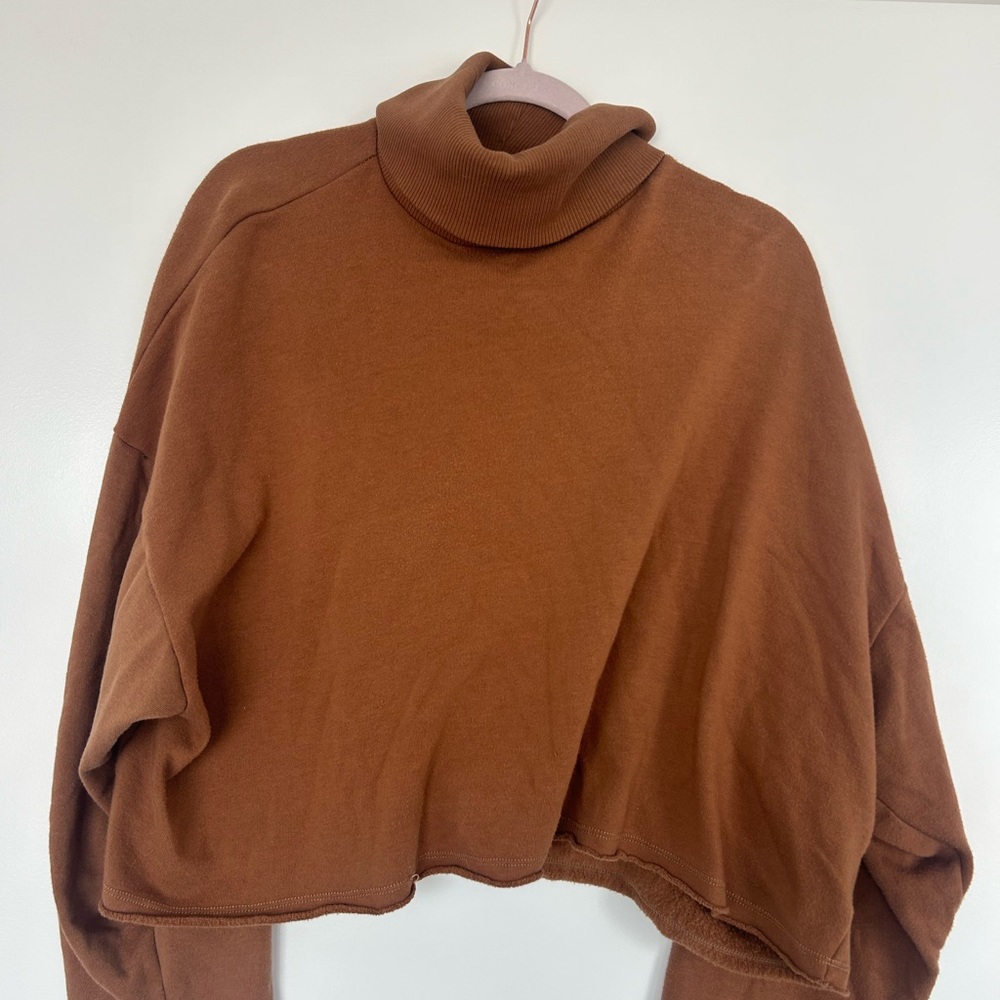 Cozy Brown Turtleneck Sweater